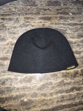 Firm Grip Mens Black Knit Beanie Hat Skull Cap Workwear One Size Winter Warm